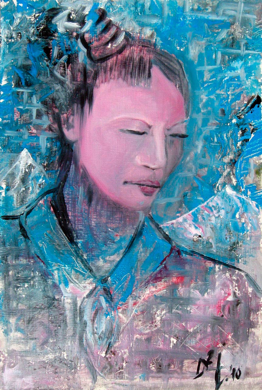 Geisha – Oil Painting