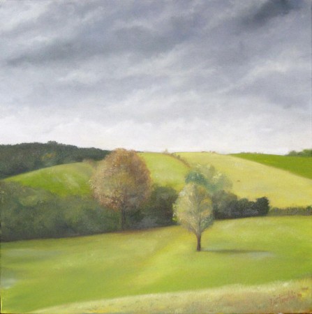 Landscape - Oil Painting on Canvas by artist Darko Topalski