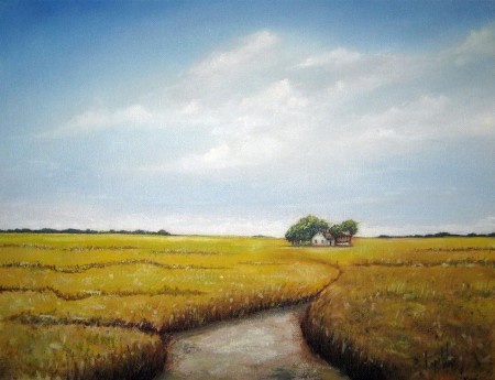 Road to - Oil Painting on Canvas by artist Darko Topalski