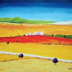 Provence - Oil Painting on Canvas by artist Darko Topalski