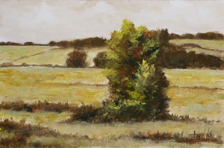  Mono Landscape - Oil Painting on HDF by artist Darko Topalski