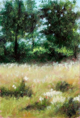 Fine Art - Forest Park - Original Oil Painting on HDF by artist Darko Topalski