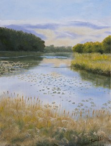 At Dawn - oljemålning