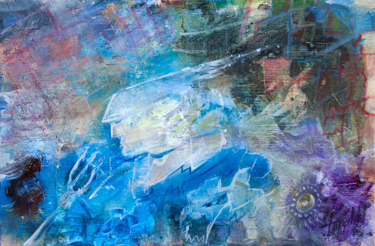 Poseidon – Oil Painting