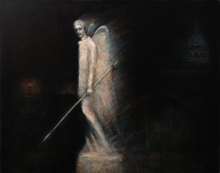 Fine Art - The Lost Angel - El Angel Perdido - Original Oil Painting on Canvas by artist Darko Topalski