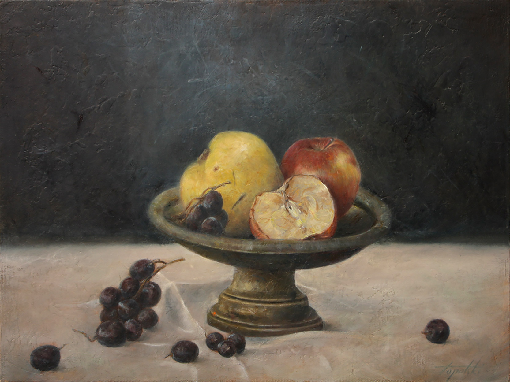 Fruits Still Life – Oil Painting | Fine Arts Gallery - Original fine