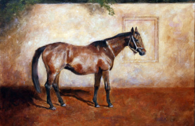 Inscription of a Horse – Oil Painting