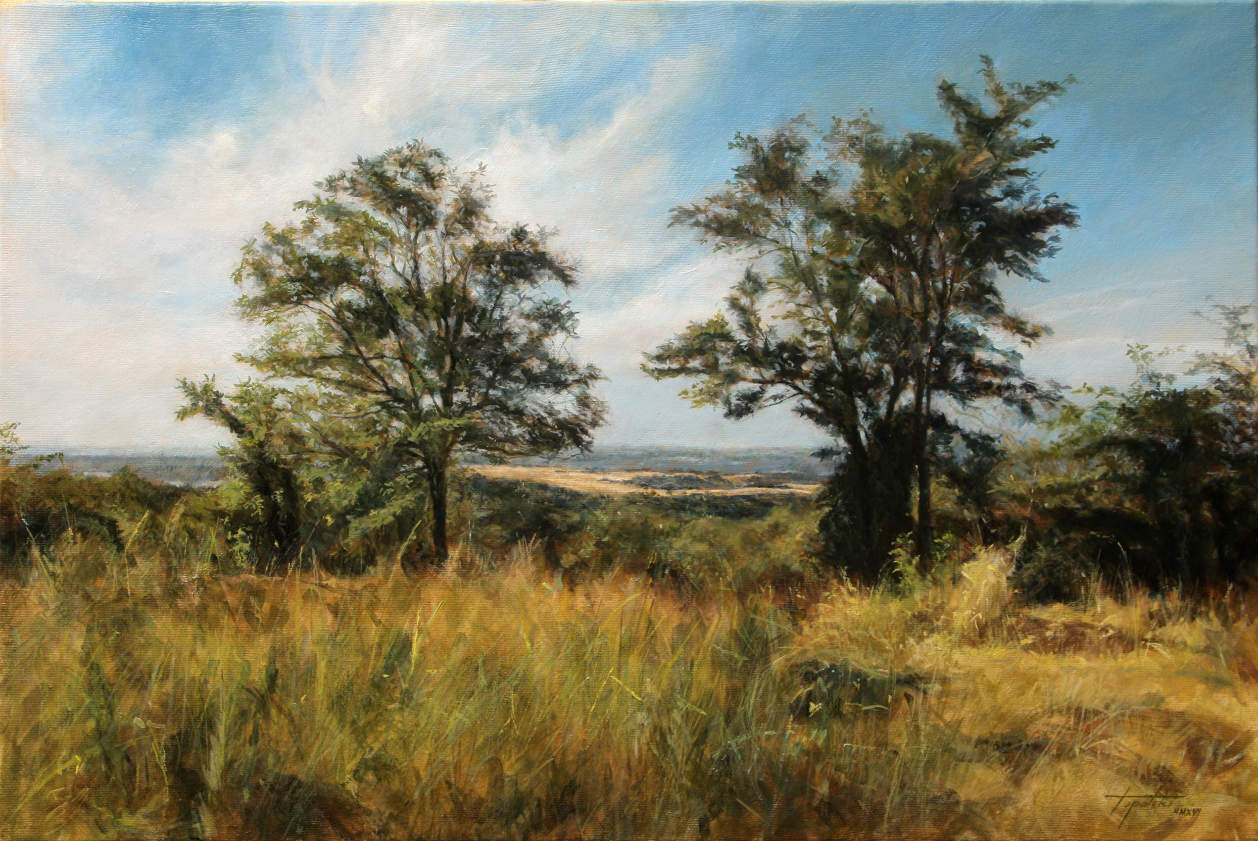 In the Country - Landscape oil painting - Fine Arts Gallery - Original