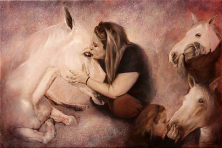 Fine Art - Horses - Original Oil Painting on Canvas by artist Darko Topalski
