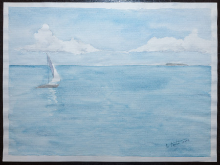 Fine Art - Astral Six - Original Watercolour Painting on paper by artist Darko Topalski