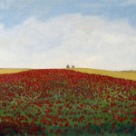 Field of Poppies – Oil Painting