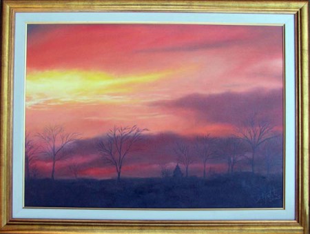 Dusk - Oil Painting on Canvas by artist Darko Topalski