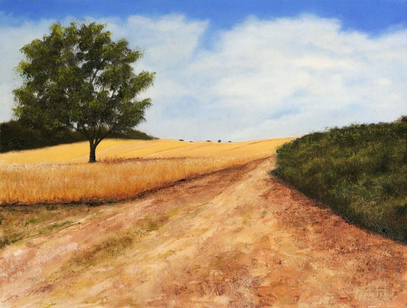 Path through the Fields – Oil Painting