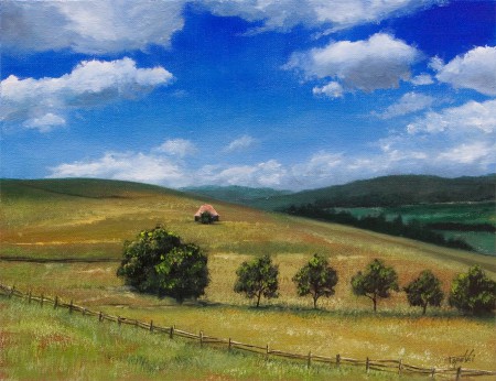 Zlatbor - Oil Painting on Canvas by artist Darko Topalski