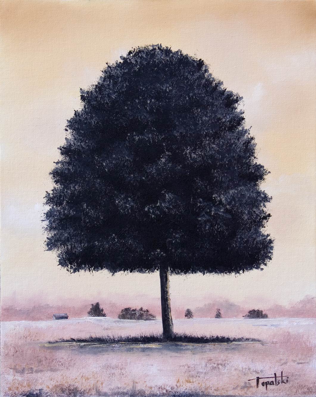 A Tree – Oil Painting