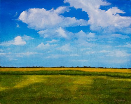  Plain - Oil Painting on Canvas by artist Darko Topalski