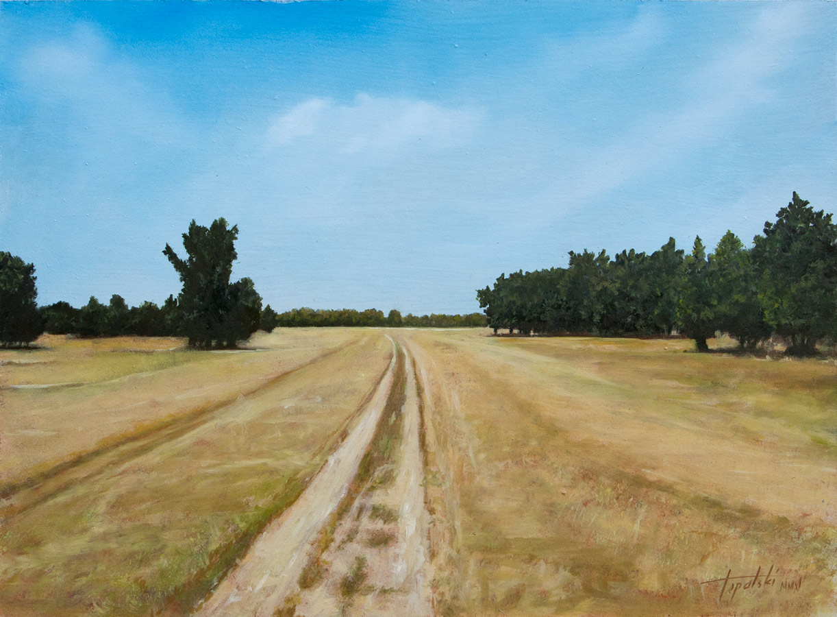 …Through the Fields – Oil Painting