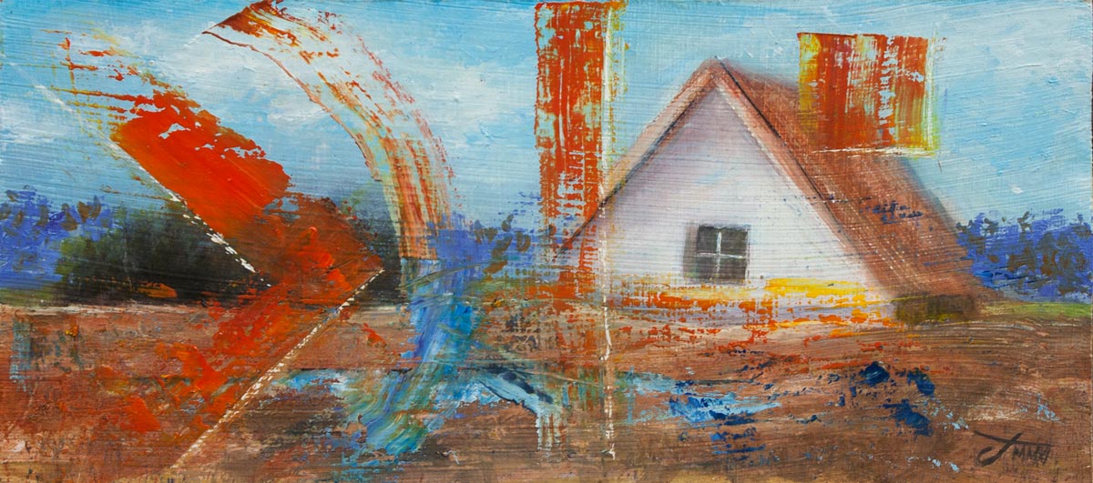 Farm House Abstractions – Oil Painting