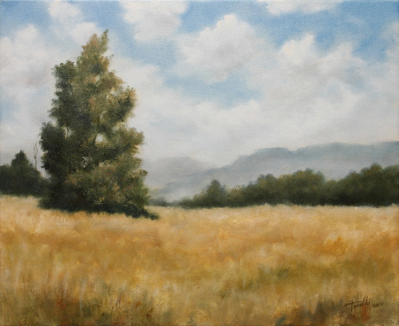 Fine Art - Hills and Heights - Original Oil Painting on Canvas by artist Darko Topalski