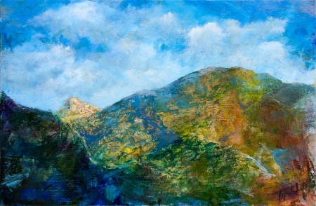 Fine Art - Heights and Gorges - Original Oil Painting on HDF by artist Darko Topalski