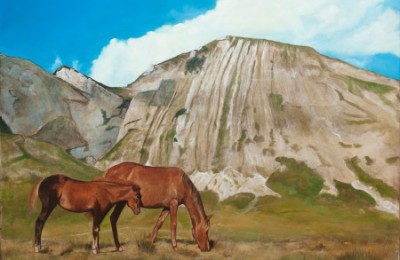 Wild Horses – Oil Painting
