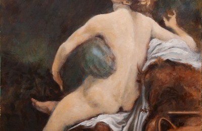 Jupiter and Io – Oil Painting after Correggio