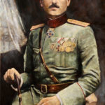 Fine Art -Krsto Zrnov Popovic - Original Portrait Oil Painting on Canvas by artist Darko Topalski
