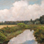 Country Pond – Landscape Oil Painting