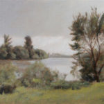 By the River 2 – Landscape Oil painting