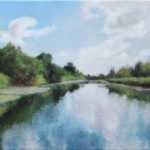 Canal Reflections – Landscape Oil painting