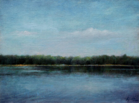 Fine Art - River - Original Oil Painting on Canvas by artist Darko Topalski