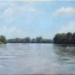 On the River – Landscape Oil painting