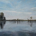 River Tisa – Landscape Oil Painting