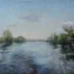 On the River – Landscape Oil Painting