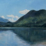 Mountain Lake – Landscape Oil Painting