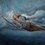 A Flyby – Figurative Oil Painting